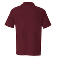 Maroon - Back - Duke Mens D555 Grant Pique Kingsize Polo Shirt