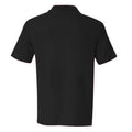 Black - Back - D555 Mens Grant Kingsize Pique Polo Shirt