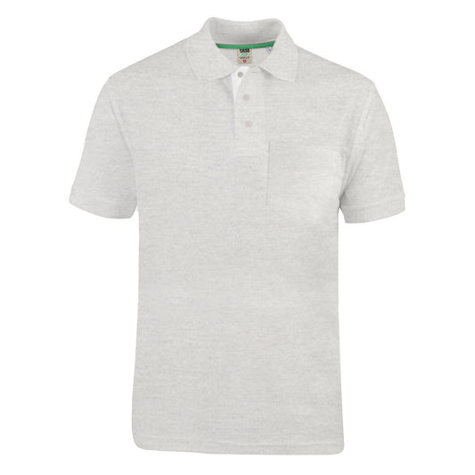 Grey - Front - Duke Mens D555 Grant Pique Kingsize Polo Shirt