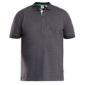 Charcoal - Front - Duke Mens D555 Grant Pique Kingsize Polo Shirt