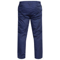 Navy - Back - Duke Mens D555 Basilio Elasticated Waist Rugby Trousers