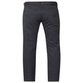 Charcoal - Back - Duke Mens D555 London Canary Bedford Cord Kingsize Tuxedo Trousers