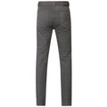 Brown - Back - D555 London Mens Brian Bedford Cord Trousers With Belt