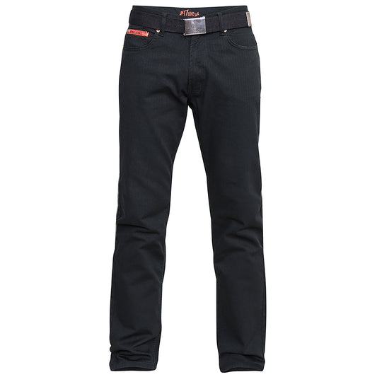 Black - Front - Duke Mens D555 London Mario Bedford Cord Trousers