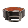 Brown - Front - Duke Mens D555 Harrison Bonded Leather Waist Belt