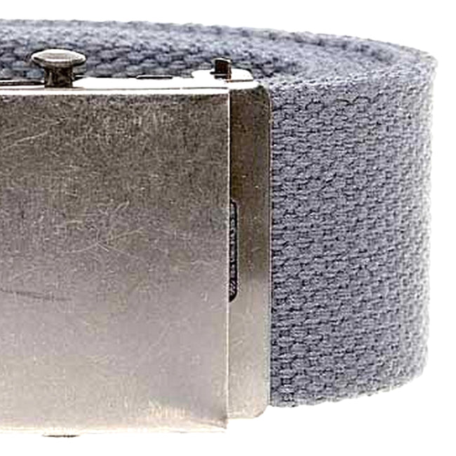 Charcoal - Back - Duke Mens D555 Edward Webbing Waist Belt