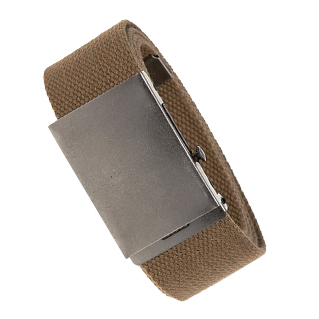 Khaki - Front - Duke Mens D555 Edward Webbing Waist Belt