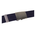 Navy - Back - Duke Mens D555 Edward Webbing Waist Belt