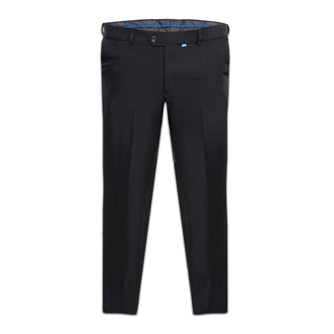 Black - Front - Duke Mens D555 Max Adjustable Waist Kingsize Trousers