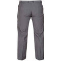 Charcoal - Back - Duke Mens D555 Supreme Stretch Kingsize Trousers