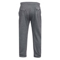 Grey - Back - Duke Mens D555 Rory Fleece Lightweight Kingsize Jogging Bottoms