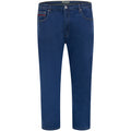 Blue - Front - Duke Mens D555 London Bailey Elasticated Waist Kingsize Jeans