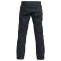 Black - Back - Duke Mens D555 London Mario Bedford Cord Kingsize Trousers