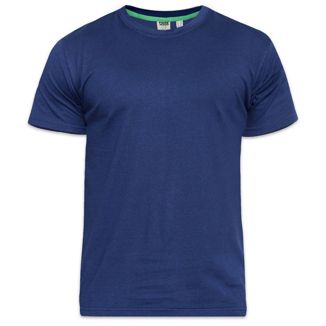 White - Pack Shot - Duke Mens D555 Flyers Crew Neck Kingsize T-Shirt