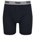 Black-Grey-Navy - Lifestyle - Duke Mens D555 London Driver Kingsize Boxer Shorts (Pack Of 3)