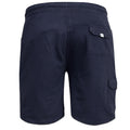 Navy - Back - Duke Mens D555 John Cotton Lightweight Kingsize Cargo Shorts