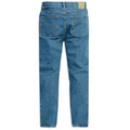 Stonewash - Back - Duke Mens D555 Rockford Carlos Stretch Jeans