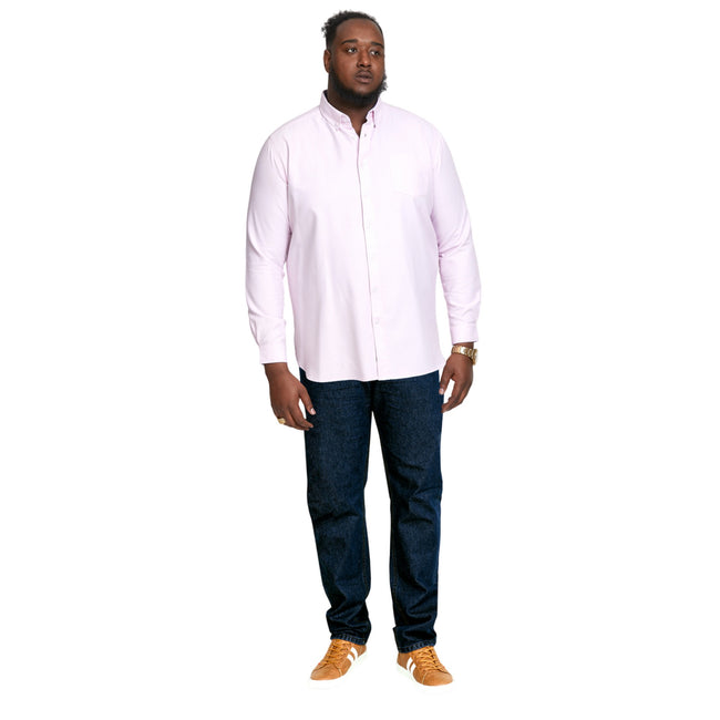 Indigo - Side - Duke Mens D555 Rockford Comfort Kingsize Jeans