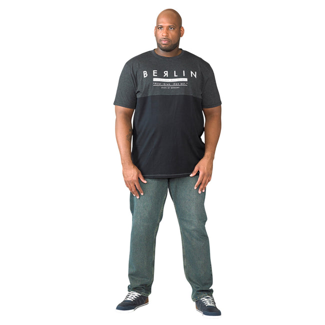 Dirty Denim - Side - Duke Mens D555 Rockford Comfort Kingsize Jeans