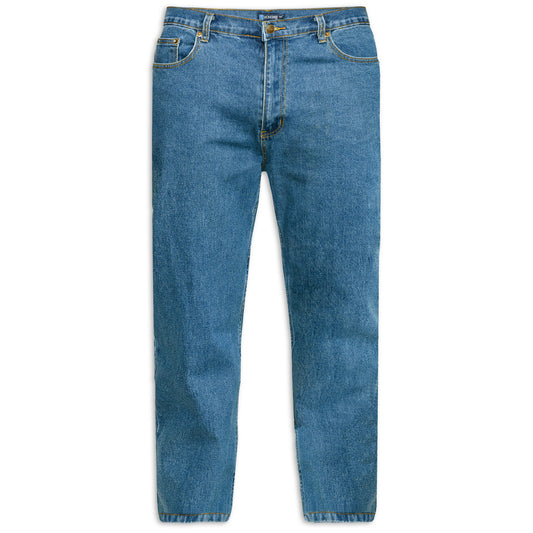 Stonewash - Front - Duke Mens D555 Rockford Carlos Stretch Jeans