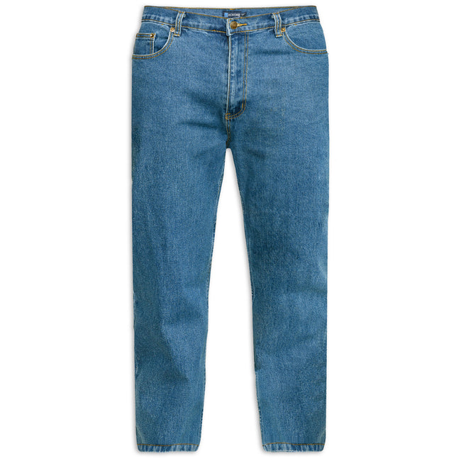 Stonewash - Lifestyle - Duke Mens D555 Rockford Carlos Stretch Jeans