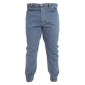 Stonewash - Front - D555 Mens Rockford Carlos Kingsize Stretch Jeans