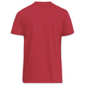 Red - Back - Duke Mens D555 Flyers 2 Crew Neck T-Shirt