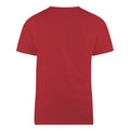Red - Side - D555 Mens Flyers-2 Crew Neck T-Shirt