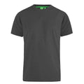 Charcoal Melange - Front - D555 Mens Flyers-2 Crew Neck T-Shirt