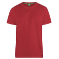 Red - Front - D555 Mens Flyers-2 Crew Neck T-Shirt