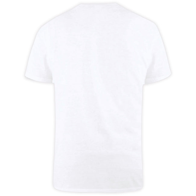 White - Back - Duke Mens D555 Signature T-Shirt