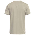 Khaki - Back - Duke Mens D555 Signature T-Shirt