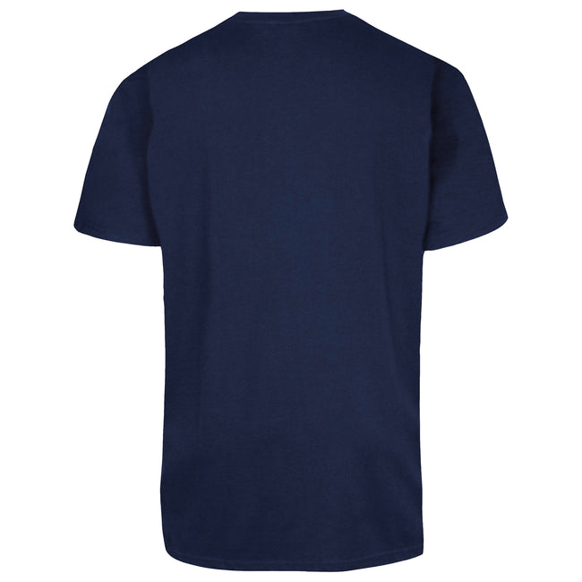 Navy - Back - Duke Mens D555 Signature T-Shirt