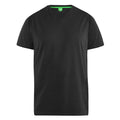 Black - Front - D555 Mens Signature-1 V-Neck T-Shirt