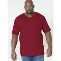 Red - Back - D555 Mens Signature-2 V-Neck T-Shirt