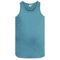 Teal - Front - Duke Mens D555 Fabio Tank Top