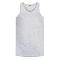 Charcoal Melange - Front - Duke Mens D555 Fabio Tank Top