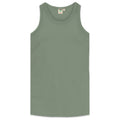 Khaki - Front - Duke Mens D555 Fabio Tank Top