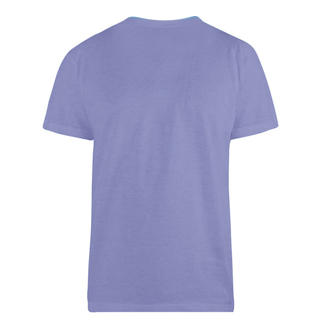 Pale Grape - Back - Duke Mens D555 Flyers 2 Kingsize T-Shirt