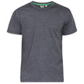 Charcoal Melange - Front - Duke Mens D555 Flyers 2 Kingsize T-Shirt