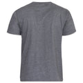 Charcoal Melange - Back - Duke Mens D555 Flyers 2 Kingsize T-Shirt