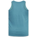 Teal - Back - Duke Mens D555 Fabio 2 Kingsize Tank Top