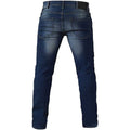 Dark Blue Stonewash - Side - D555 Mens Ambrose Slim Fit Stretch Jeans