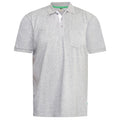 Grey Melange - Front - Duke Mens Grant Polo Shirt