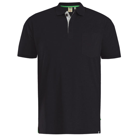 Black - Front - Duke Mens Grant Polo Shirt