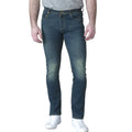 Vintage Blue - Side - D555 Mens Ambrose King Size Tapered Fit Stretch Jeans