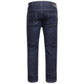 Indigo - Back - Duke Mens D555 Cedric Stretch Tapered Kingsize Jeans
