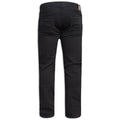Black - Back - Duke Mens D555 Claude Stretch Tapered Stretch Kingsize Jeans