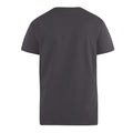 Charcoal Melange - Side - D555 Mens Signature 2 King Size Cotton V Neck T-Shirt