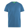 Teal - Front - D555 Mens Signature 2 King Size Cotton V Neck T-Shirt